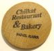Chilkat Restaurant & Bakery Haines Alaska Good For 1 Cup Of Coffee Wooden Nickel Exonumia photo 1