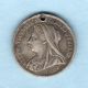 Australia.  Ararat Vic. .  1897 Diamond Jubilee Medallion.  Silver 22mm. .  Gvf Exonumia photo 1