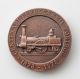 Trains & Railroads Large Bronze Medal Barcelona - Portbou 1878 - 1978 Rare Exonumia photo 1