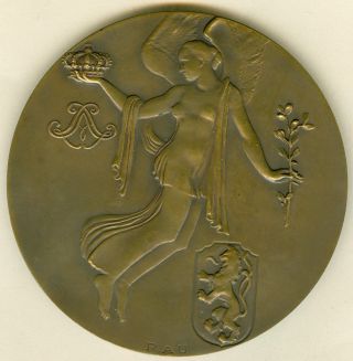 1930 100th Anniversary Of Belgium Independence Commemorative Medal,  By Rau photo