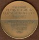 1982 German Bronze Medal To Commemorate 100 Year Of Numismatic Assoc.  Nuremberg Exonumia photo 1