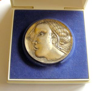 C678 Germany Deutsche Unesco Kommission Pro Venetia Pure Silver Medal photo
