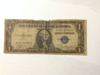 1935 A $1 Silver Certificate photo