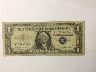 $1 Silver 1957 B photo