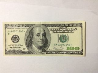 $100 Star Note Series 2006 photo