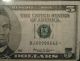 1999 - 5 - Doller;fed.  Res.  Star Note Low /ser.  Off Center Blc.  Cut Bill Small Size Notes photo 5