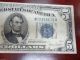 Series Of 1934 C $5 Silver Cert - Blue Seal Small Size Notes photo 3