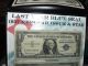 1957 B Last Year Regular & Star Issue One Dollar Silver Certificates Ana Png Large Size Notes photo 4