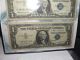 1957 B Last Year Regular & Star Issue One Dollar Silver Certificates Ana Png Large Size Notes photo 5