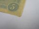 1864 $5 Dollars Treasury Va Richmond Confederate Bank Note 3433 Paper Money: US photo 5