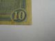1864 $10 Dollars Va Treasury Richmond Confederate Note 3437 Paper Money: US photo 7