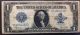 1923 $1 United States Silver Certificate Dollar Bill - Pmg Graded 30 Very Fine Large Size Notes photo 2