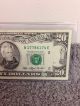 1993 Series 20$ Old Style Bill Serial B17786174e Small Size Notes photo 2