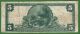 {burlington} $5 02pb The First Nb Of Burlington North Carolina Ch S8649 F Paper Money: US photo 1