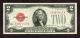 $2 1928g Red Seal Almost Uncirculated More Currency 4 -) Small Size Notes photo 1