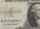 Crisp 1935f Silver Certificate Blue Seal W80938608i $1.  Old Currency Godless Small Size Notes photo 1