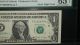 Error - 1988 - A $1 Federal Reserve Note W/ Stuck Digit Error Pmg 65 Epq - Way Cool Paper Money: US photo 1