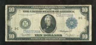 Large Currency : 1914 $10 Federal Reserve Note Philadelphia photo