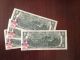 Bicentennial $2 Bills With 1976 Postage Stamp & Postmark Small Size Notes photo 2