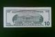 1999 $10 Dollar Federal Reserve Star Note S/n Bb 02142265 Small Size Notes photo 1
