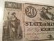 1862 $20 State Of Missouri Obsolete Bank Note Paper Money: US photo 1
