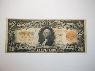 1922 $20 Gold Certificate photo