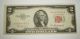 Pair Vintage U.  S.  1953 A And 1953 B Two 2 Dollar United States Note,  Uncirculated Small Size Notes photo 1