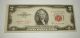 Pair Vintage U.  S.  1953 A And 1953 B Two 2 Dollar United States Note,  Uncirculated Small Size Notes photo 2