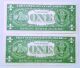 Star Consecutive (2) 1957 $1 One Dollar Silver Certificates Small Size Notes photo 1