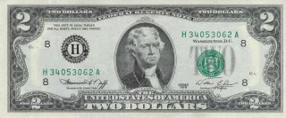 1976 200th Anniversary Bicentennial Federal Reserve Note S/n H 34053062 A photo
