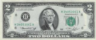 1976 200th Anniversary Bicentennial Federal Reserve Note S/n H 34053061 A photo