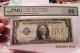 1928 - A Silver Certificates Pmg Gem 66 Certified Consecutive Pair Funnybacks Small Size Notes photo 2