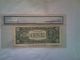 2001 Star Us$1 Federal Reserve Note Pmg Graded Fine 12 C Block Small Size Notes photo 1