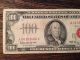1966 $100 Dollar Legal Tender Red Seal Small Size Notes photo 2