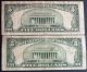 One 1953a $5 Silver Certificate & One 1953 $5 United States Note (a81687555a) Small Size Notes photo 1