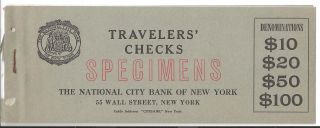 The National City Bank Of York $10 20 50 100 Dollars Series photo