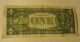 Two (2) Repeating Serial Number $1.  00 Bill ' S.  In Good Circulated. Small Size Notes photo 7