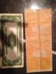 $500.  00 Bill And A $20.  00 Gold Both In Good Shape Small Size Notes photo 1