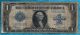 Circa 1923 Horseblanket Large Note Silver Certificate 91 Years Old Blue Seal Large Size Notes photo 1