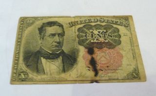 1874 10 Cent Fractional Currency 5th Issue 2 photo