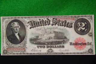 Two Dollar Series 1917 Large Note - Washington,  D.  C.  - photo