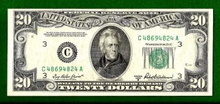 1950 B Uncirculated Federal Reserve Twenty Dollar Note photo