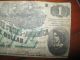 1862 $1 Dollar Bill Richmond Confederate Civil War Era Note Old Paper Money Paper Money: US photo 2