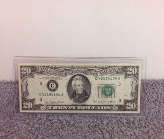1977 Series 20$ Old Style Bill photo