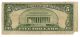 1953 B $5 Dollar Bill Note Red Seal Sn C43540833a Small Size Notes photo 1