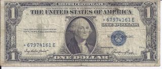1935 - E Star Replacement Silver Certificate Wow photo