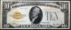 1928 $10 United States Gold Certificate - Fr 2400 - Pmg Graded 25 Very Fine Small Size Notes photo 1