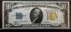 1934a $10 North Africa Silver Certificate - Cga Graded As 58 About Uncirculated Small Size Notes photo 1