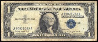 Us Banknote Currency 1957a $1 Dollar Silver Certificate Blue Seal Usa Papermoney photo