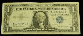 $1 Silver Certificate 1957 Washington Currency Bill Old Rare Paper Money 003 photo